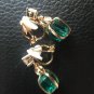 Cute green non pierced earrings bowknot clip on earrings for lady female
