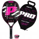 Beach Tennis Freestyle Racket 3k Carbon Original Prolife Pink