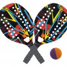 Kit 2 beach tennis rackets + 1 red Bel Bt100 ball