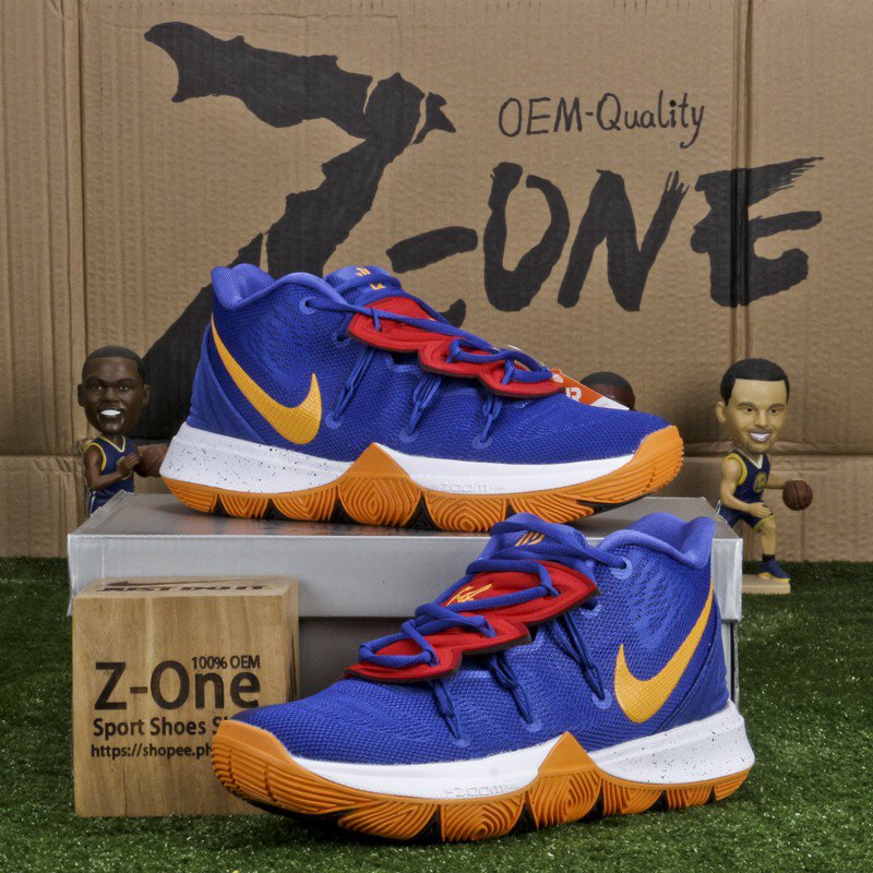 Nike KYRIE 5 EP Basketball shoes For men Blue/Red/Orange45
