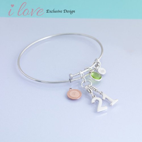 21st Birthday Bangle