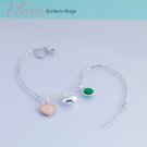 Sterling Silver Puffed Heart Bracelet