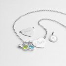 Sterling Silver Engraved Heart Necklace