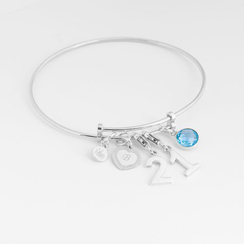 21st Birthday Bangle