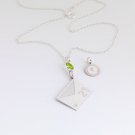 21st Birthday Envelope Necklace