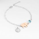 Sterling Silver Bracelet with Elephant Charm