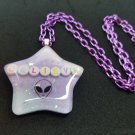 Galaxy Believe UFO Alien necklace chain Fairy Kei, KAWAII, Pastel Goth Jewelry *Free Shipping USA*