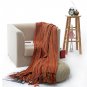 Battilo All-season Striped Colorful Soft and Breathable Throw Blanket