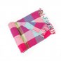 Battilo Decorative Super Soft Plaid Fringed Bed Blanket 79" X 59"