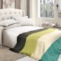Battilo Simple Four-color Stitching Cashmere Carpet Sofa/Couch Throw Blanket, 94" X 55"