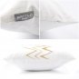 Battilo Simple Geometric Pattern Sofa Home Decor Design Throw Pillow Cushion Square 18 Inch