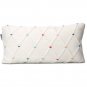 Battilo Knitted Colorful Handmade Porcelain Throw Pillow Cushion,12" X 24"
