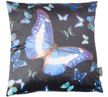 Battilo Soft Floral Throw Pillow Decorative Cushion for Bed Living Room Couch Sofa 18 x 18 inch
