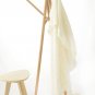 Battilo Geometric Pattered Printed Throw Blanket, White