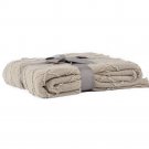 Battilo [Khaki]Knit Diamond Pattern Decorative Throw Blanket 50" by 60"