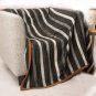 Battilo Casual Strip Comfortable Throw Blanket