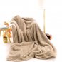 Battilo [CAMEL]Oversized Plush Sherpa Large Throw Blanket 98" L x 78" W