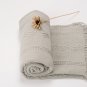 Battilo[Light Grey] Intricate Woven Throw Blanket with Raised Patterns and Tasseled End 50"x60"