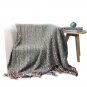 Battilo Stippled Stria Multi-Color Decorative Woven Throw and Blankets for Sofa/Couch - 49"x 51"