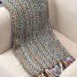 Battilo Stippled Stria Multi-Color Decorative Woven Throw and Blankets for Sofa/Couch - 49"x 51"