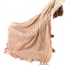 Battilo Colorful Stippled Throw Blanket 60" x 50"