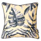 Battilo Single-sided Floral Printed Stuffed Throw Zipper Accent Pillow Cushion