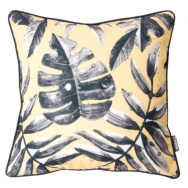 Battilo Single-sided Floral Printed Stuffed Throw Zipper Accent Pillow Cushion