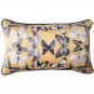 Battilo Single-sided Floral Printed Stuffed Throw Pillow Cotton Insert Filled Cushion