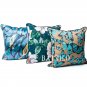 Battilo Single-sided Floral Printed Stuffed Throw Pillow Cotton Insert Filled Cushion