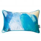 Battilo Single-sided Floral Printed Stuffed Throw Cotton Insert Filled Cushion Pattern Zipper