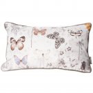 Battilo Home Fashion Rectangle Indoor/Outdoor Floral Pillow/Cushion 12 x 20 inch