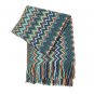 Battilo Multi-Colored Chevron Pattern Decorative Throw Blanket 60" x 50"