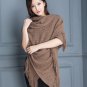 Battilo [Brown]Solid Color Scarf with Tassel Air Conditioning Shawl Photographic Blanket