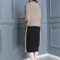 Battilo [Beige]Solid Color Scarf with Tassel Air Conditioning Shawl Photographic Blanket