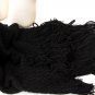 Battilo [Black]Solid Color Scarf with Tassel Air Conditioning Shawl Photographic Blanket