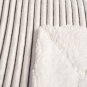 Battilo &atilde;��Brown&atilde;��Striped Super Fluffy Reversible Sherpa Throw Blanket 51"x59"