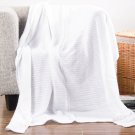 Battilo (120x150cm) 100% Soft Premium Cotton Thermal Waffle Blanket Couch Quilt