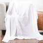 Battilo (120x150cm) 100% Soft Premium Cotton Thermal Waffle Blanket Couch Quilt