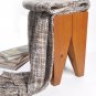 Battilo[Blue/Brown]Rustic Style Acrylic Throw Blanket Measuring