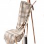 Battilo Grey&White Plaid Fringed Cashmere Shawl/Throw/Blanket-125x160cm