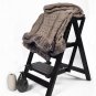 Battilo Cable Knitted Luxury Chenille Throw Blanket with Faux Fur Serging on Both Ends, 50" x 60"