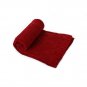 Battilo (Red)Diamond Cable Knit Chenille Home Decor Throw Blanket for All Seasons 50" x 60"