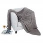 Battilo(Grey)Cable Knit Throw Blanket for Couch Sofa Chair Home Decorative 51" x 79"