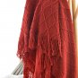 Battilo(52"x80", Red)Knit Diamond Pattern Decorative Sofa Bed Couch