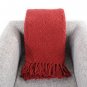 Battilo (Red, 50" x 60")Boon Knitted Tweed Throw Couch Cover Blanket