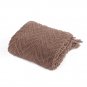 Battilo (Dark Brown, 56" x 96")Boon Knitted Tweed Throw Couch Cover Blanket
