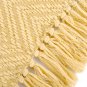 Battilo (Yellow, 56" x 96")Boon Knitted Tweed Throw Couch Cover Blanket
