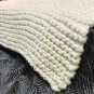 Battilo[51" by 59"]Manual Cosy Cable Knitting Throw All Season Blanket Super Giant Hand Knit Blanket