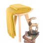 Battilo[Mustard 50"x80"]Soft Throw Blanket Warm & Cozy for Couch Sofa Bed Beach Travel