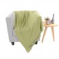 Battilo[Light Green 50"x60"]Soft Throw Blanket Warm & Cozy for Couch Sofa Bed Beach Travel